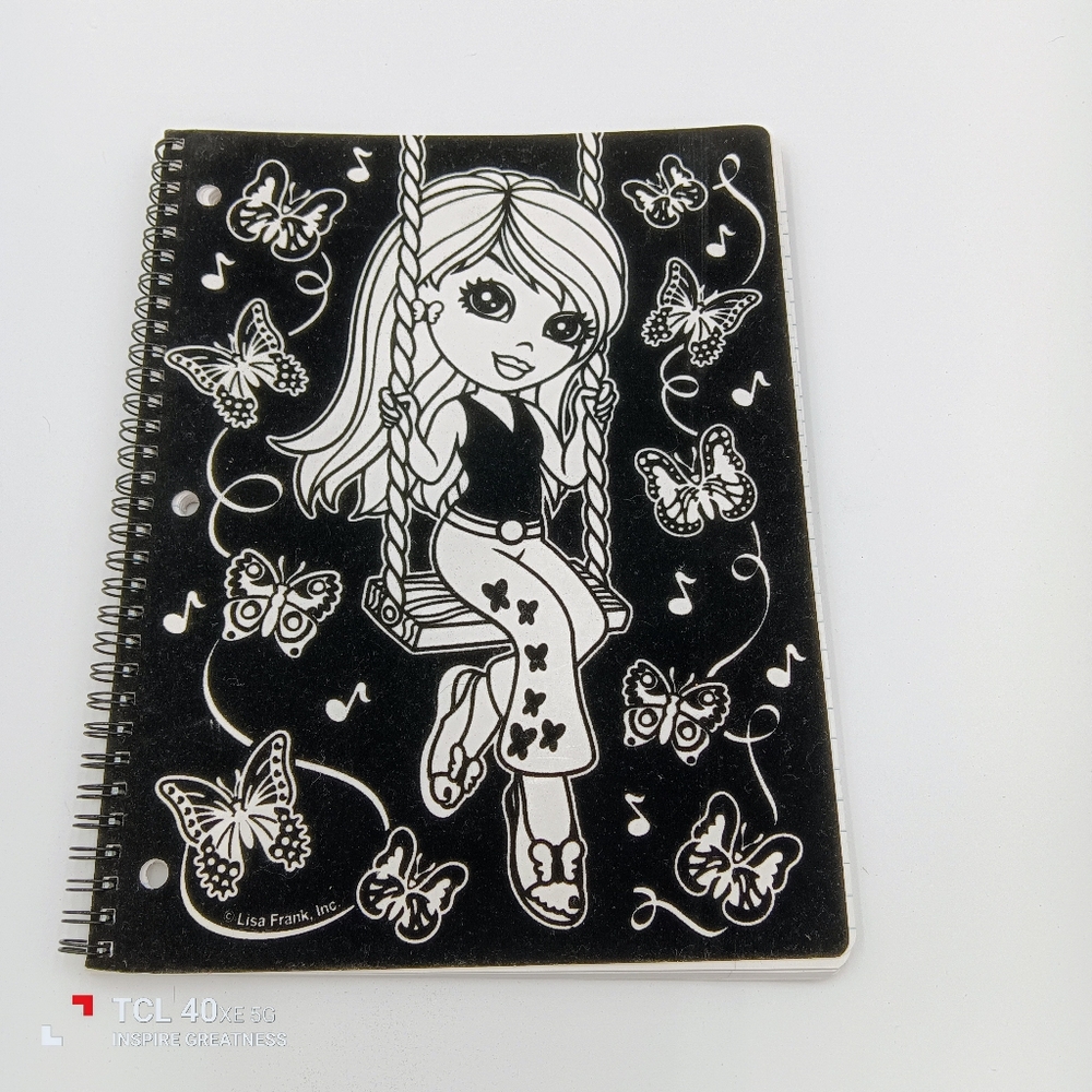 Lisa Frank spiral notebook